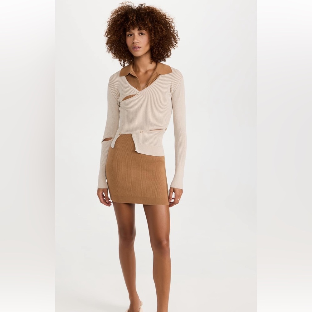 Line & Dot | Brittany Ribbed Mini Dress - Picture 6 of 10